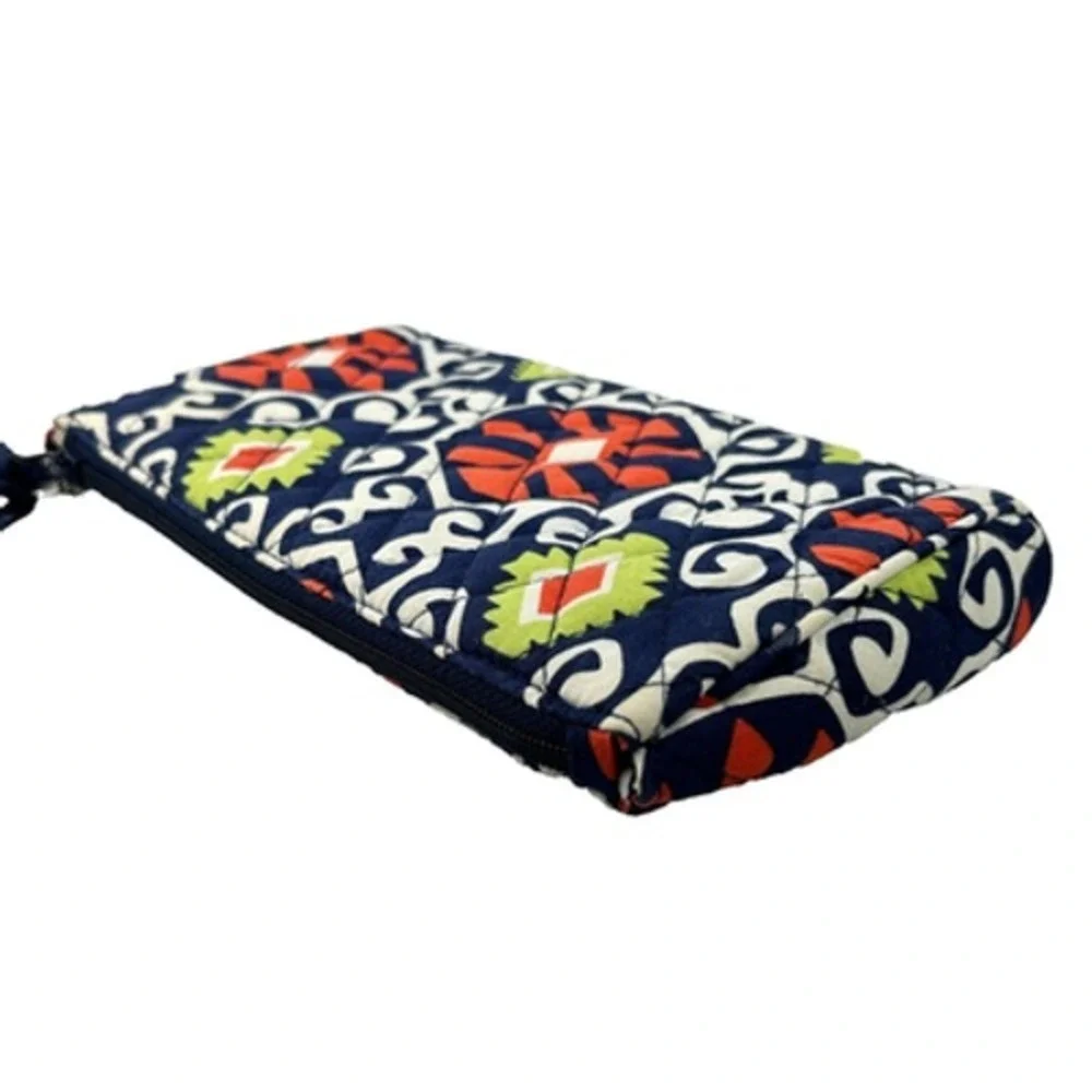 Vera Bradley‎ Sun Valley PUSHLOCK WRISTLET Wallet Womens Zip Top Retired